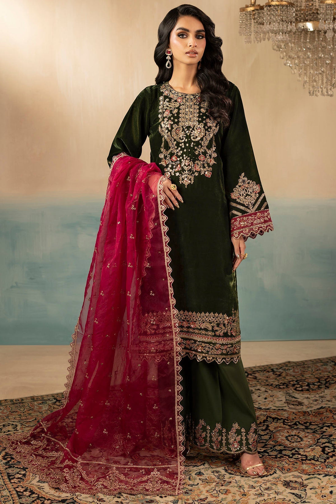 Motifz | Premium Winter 25 | 5669-SAGE - House Of Hania