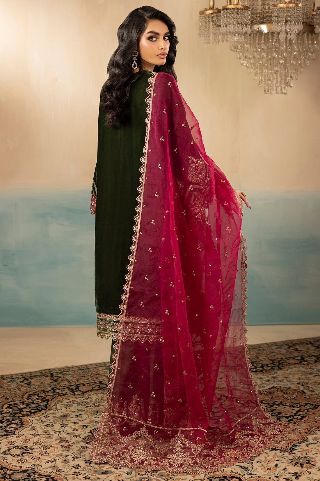 Motifz | Premium Winter 25 | 5669-SAGE - House Of Hania