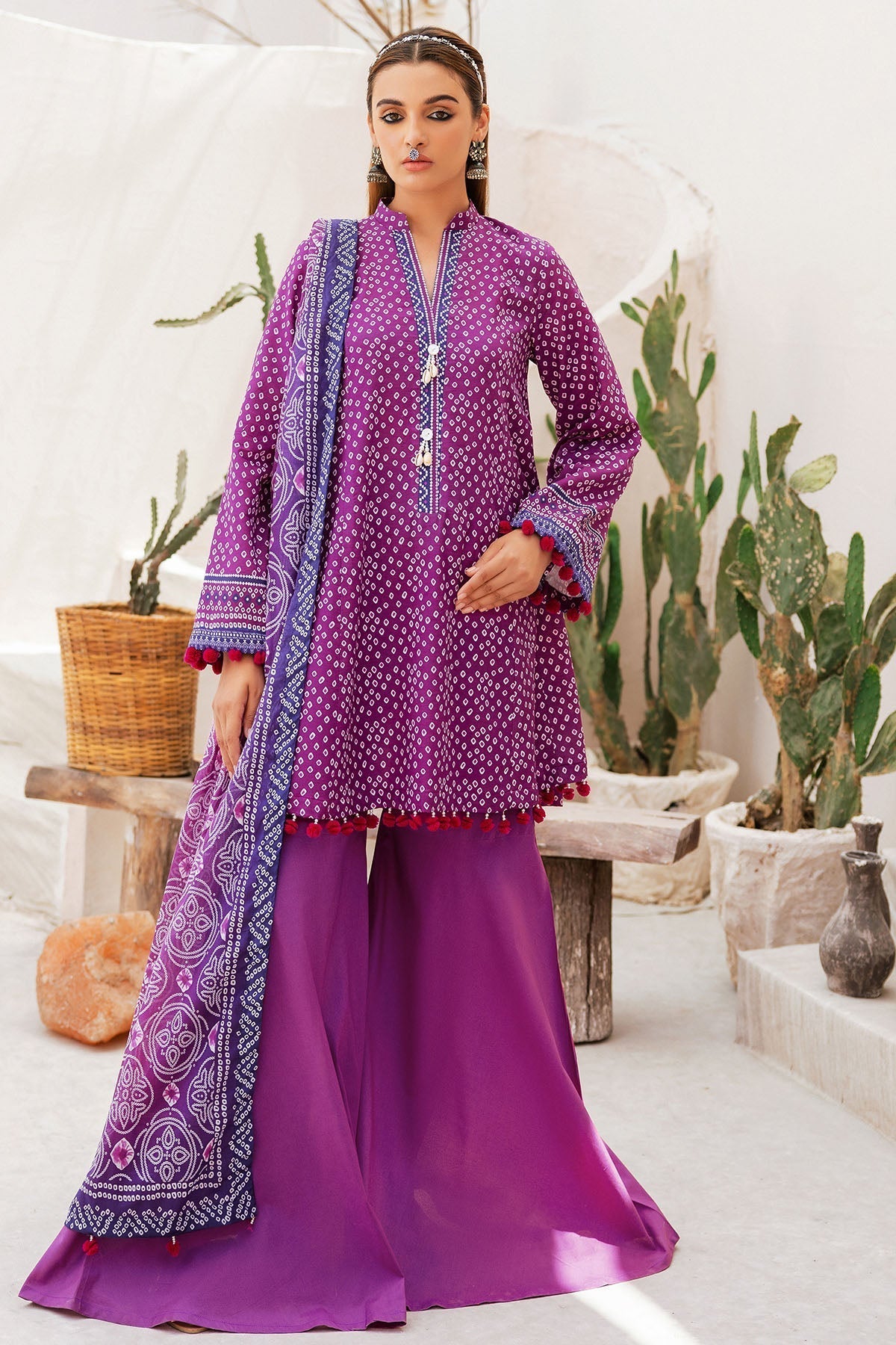Motifz | Rang Lawn | 4737-HENZA - House Of Hania