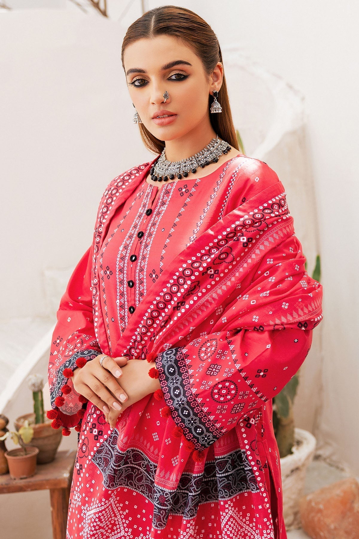 Motifz | Rang Lawn | 4740-ESHMAAL - House Of Hania
