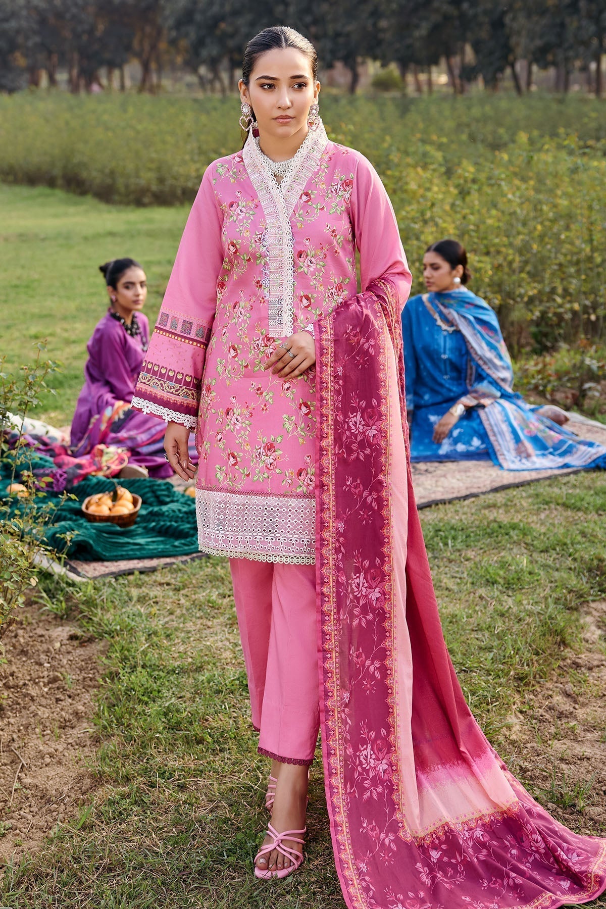 Motifz | Umang Lawn | 3552-BEYZA - House Of Hania