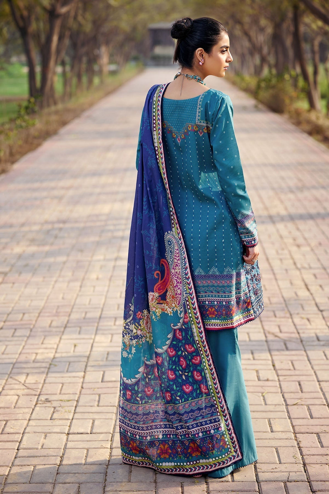 Motifz | Umang Lawn | 3556-SENA - House Of Hania