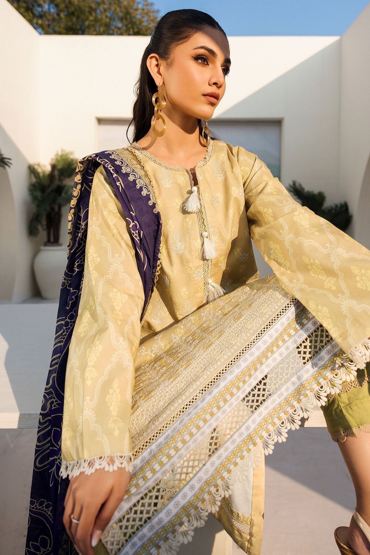 Motifz | Umang Lawn | 4635-PASBAAN - House Of Hania