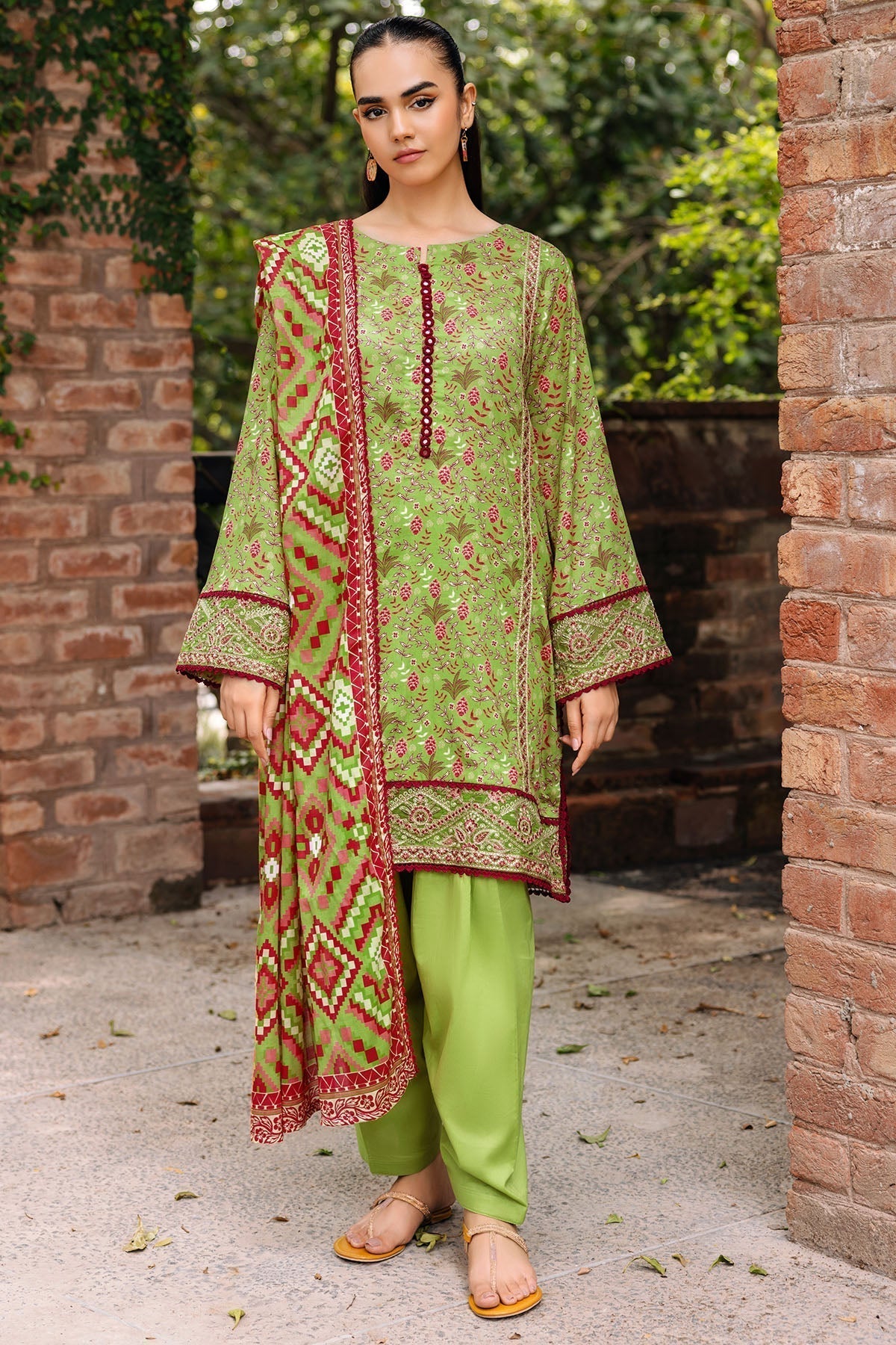 Motifz | Umang Lawn | 4894-HIBA - House Of Hania