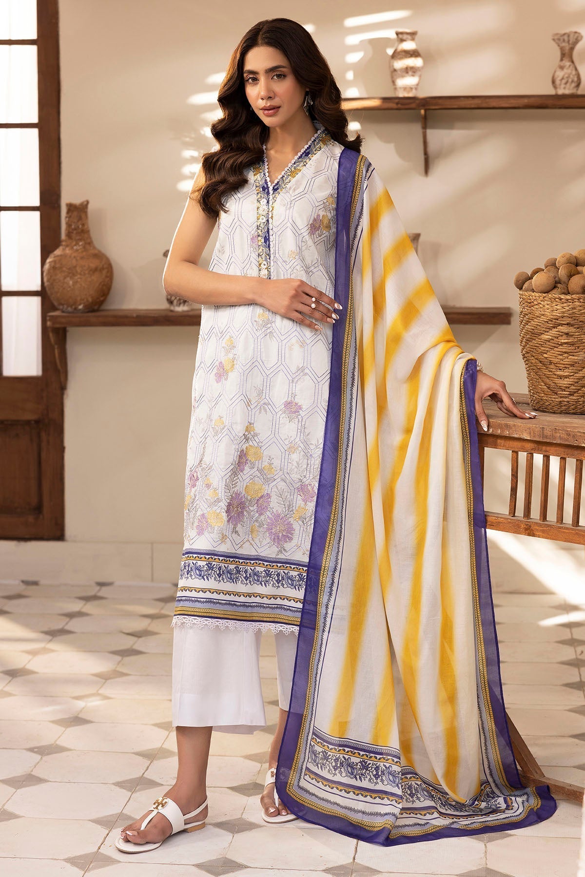 Motifz | Umang Lawn | 5422-MABEL - House Of Hania
