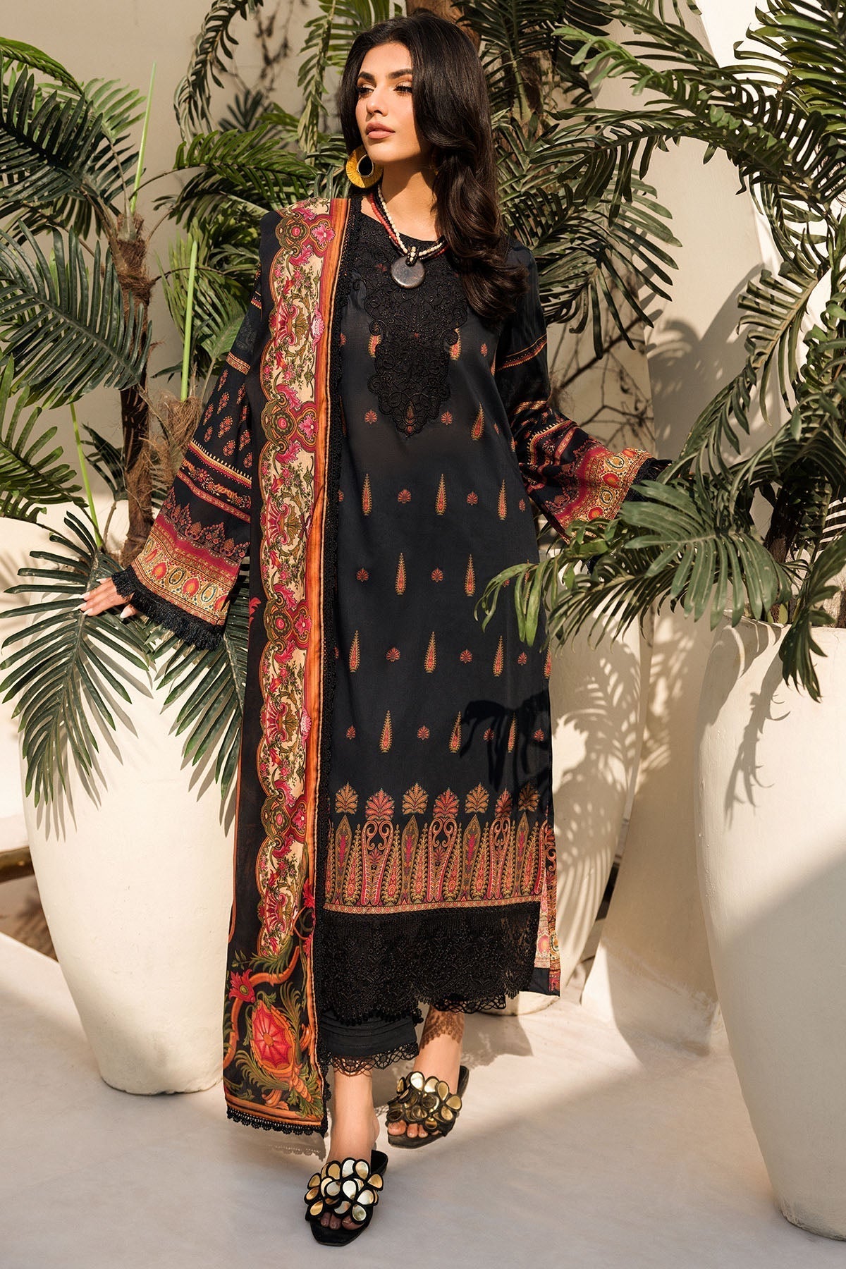 Motifz | Umang Luxury Lawn | A-08 - House Of Hania