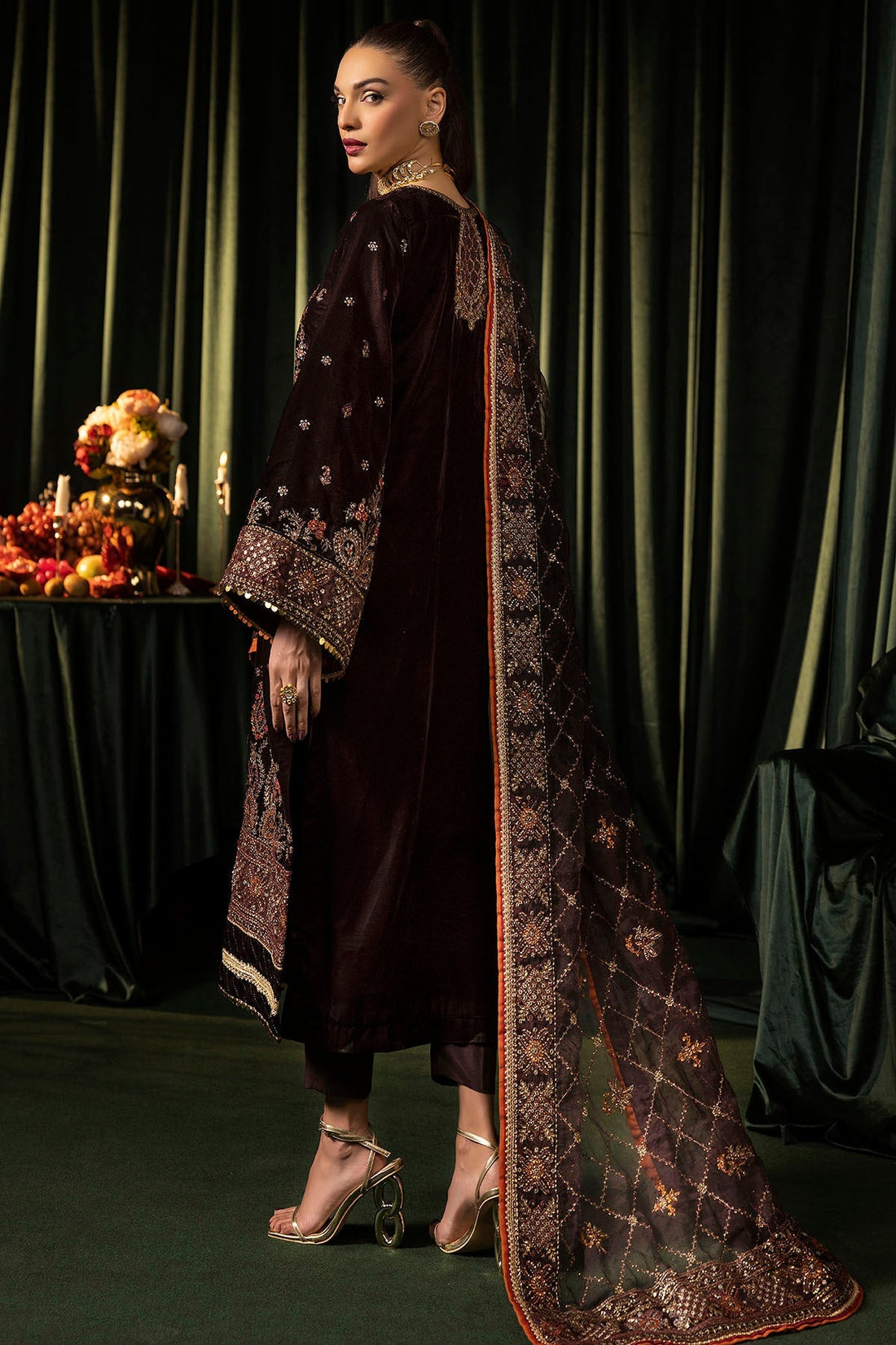 Motifz | Velvet Formals | 5091-AAHANA - House Of Hania