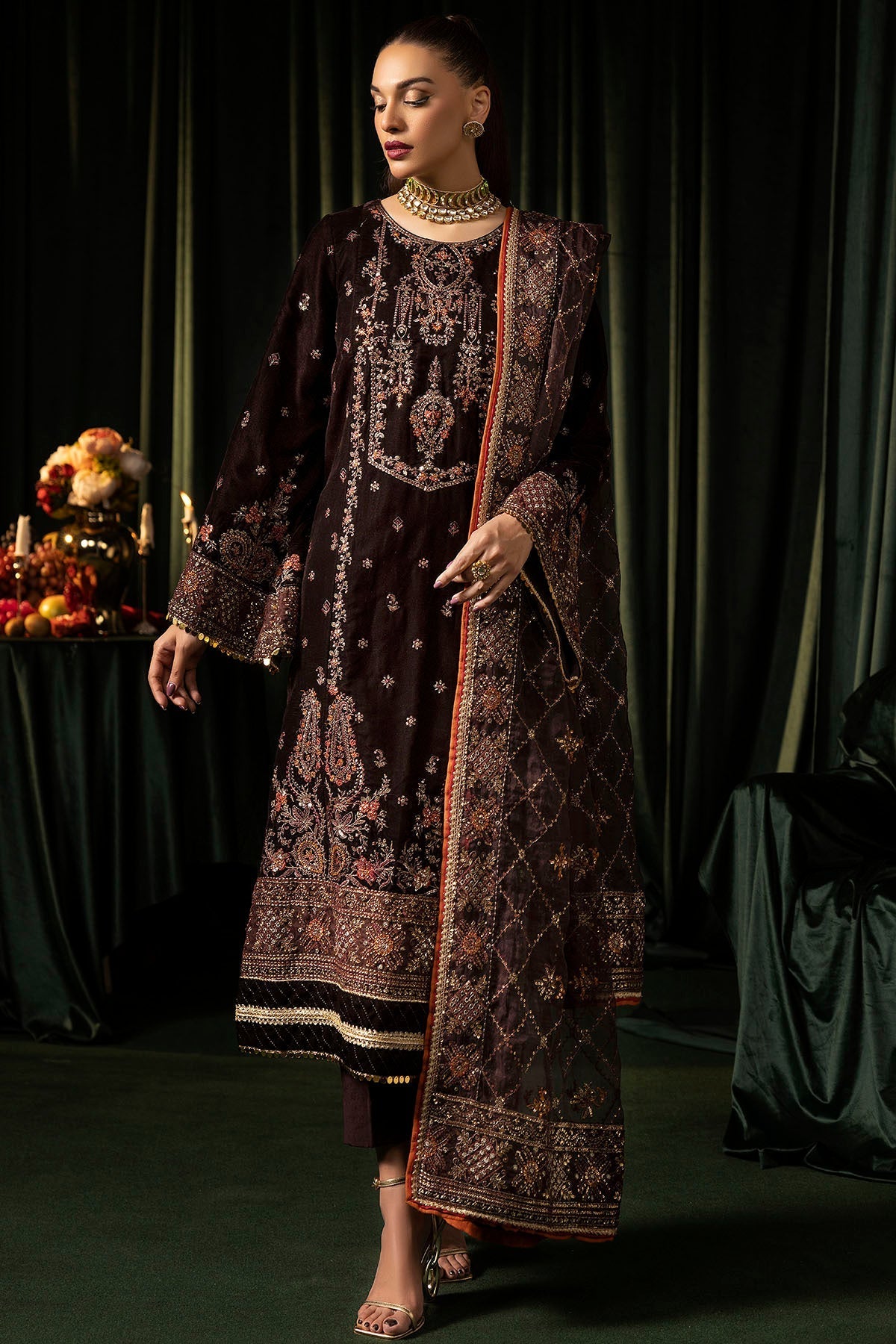 Motifz | Velvet Formals | 5091-AAHANA - House Of Hania