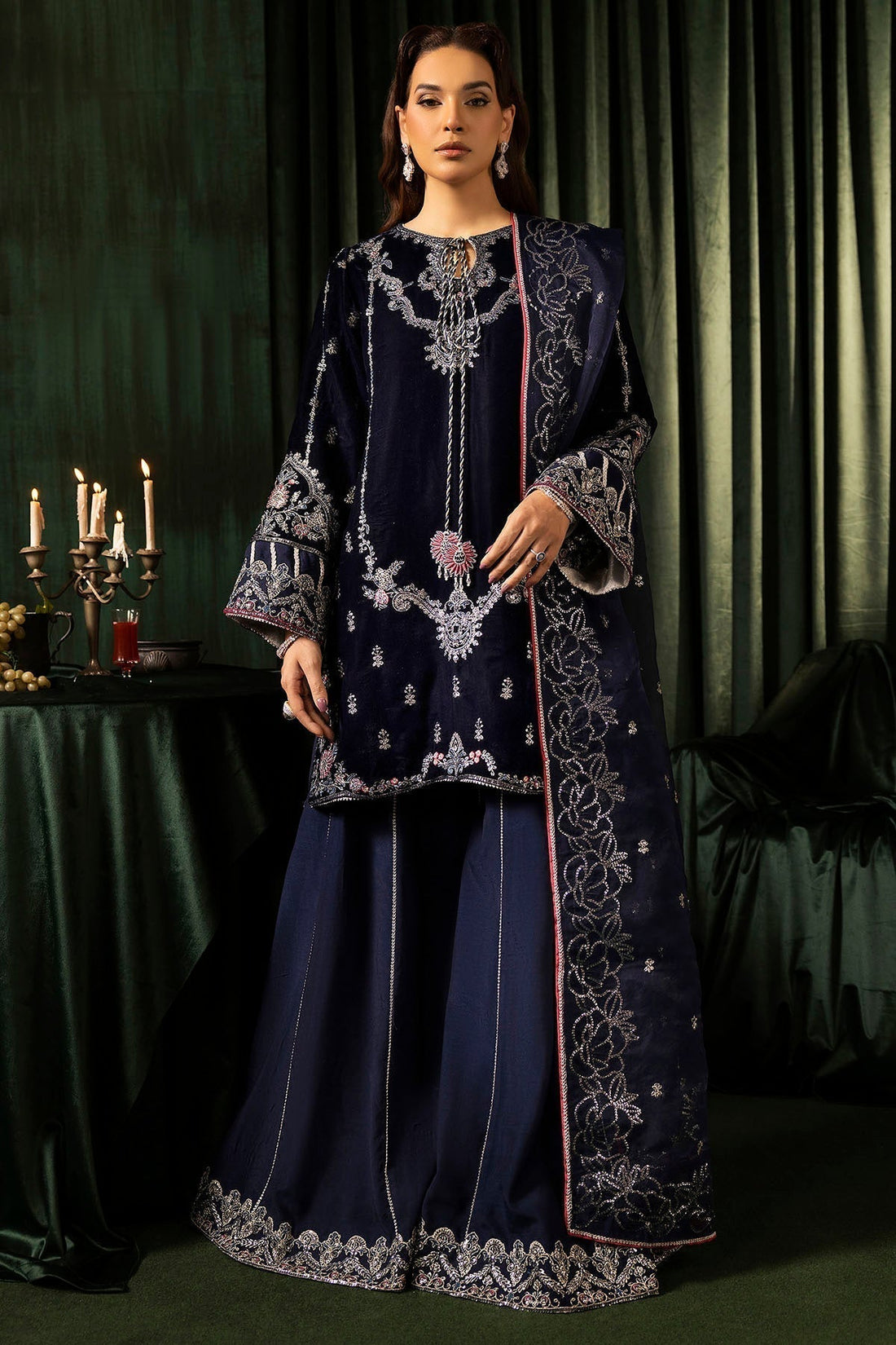 Motifz | Velvet Formals | 5092-AAIRA - House Of Hania