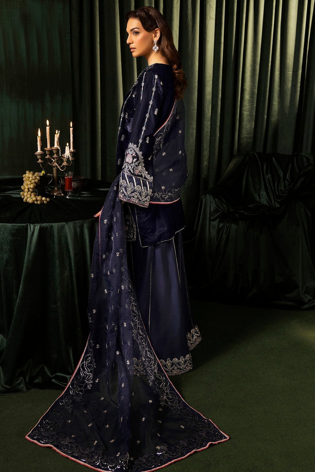 Motifz | Velvet Formals | 5092-AAIRA - House Of Hania
