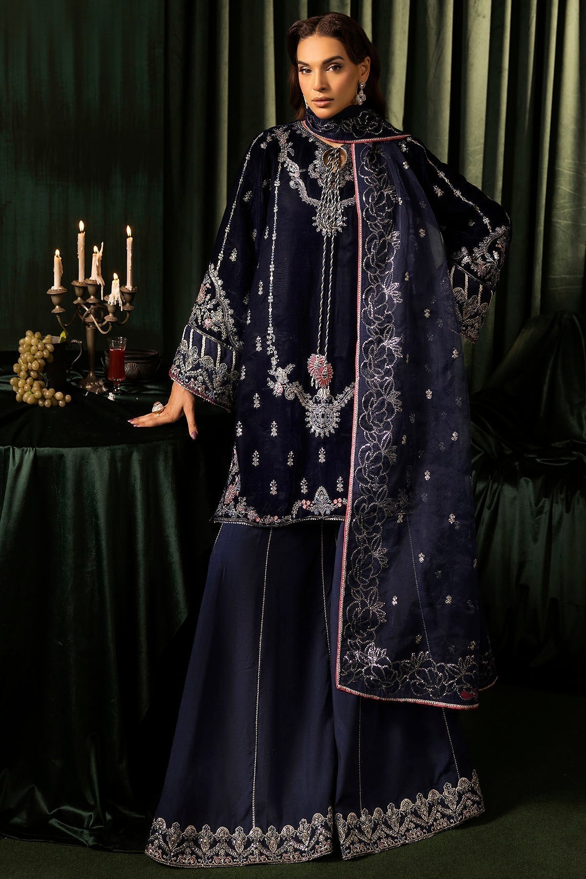 Motifz | Velvet Formals | 5092-AAIRA - House Of Hania