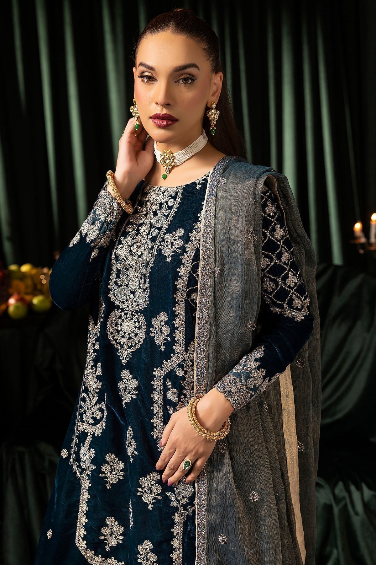 Motifz | Velvet Formals | 5093-DANEEN - House Of Hania