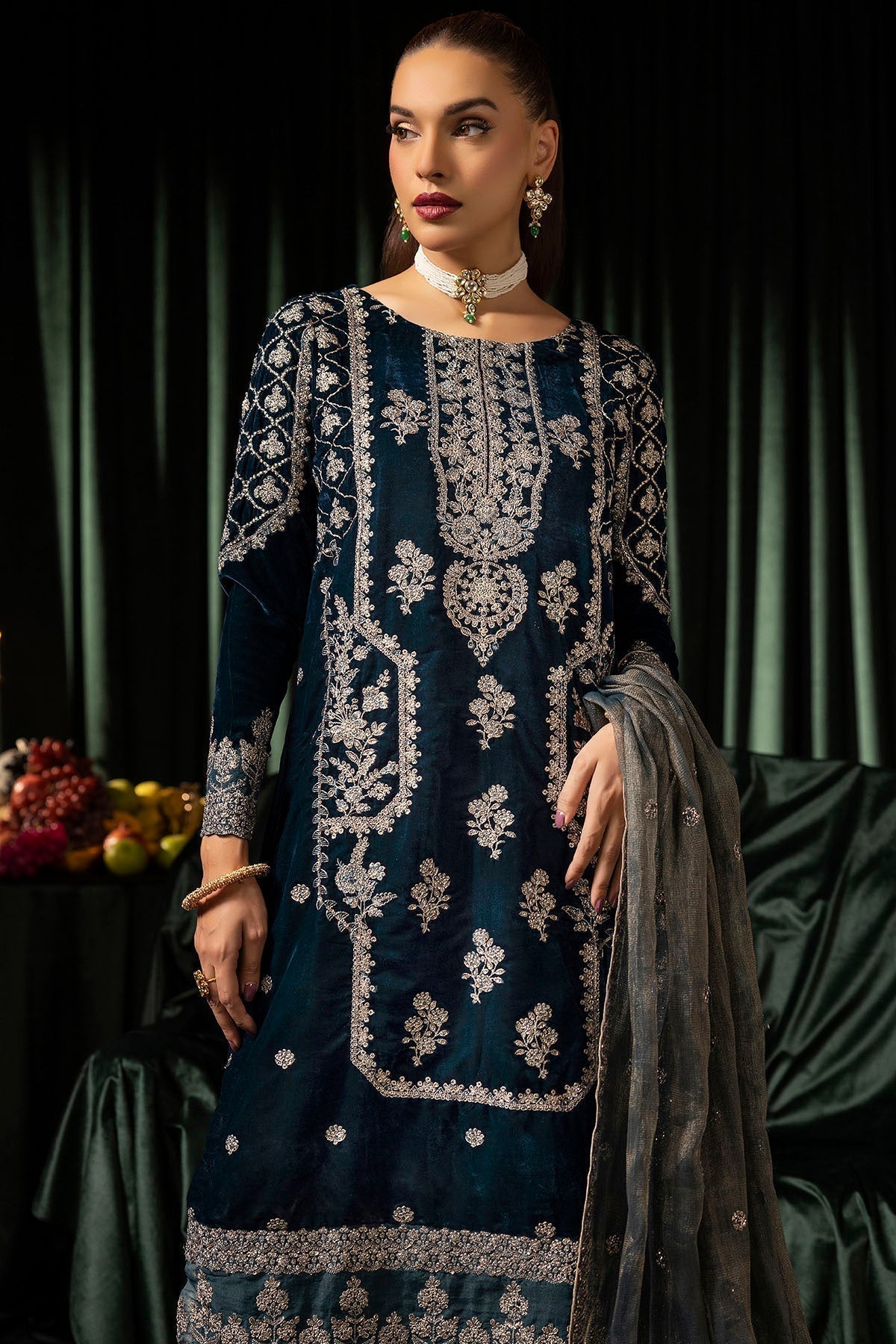 Motifz | Velvet Formals | 5093-DANEEN - House Of Hania