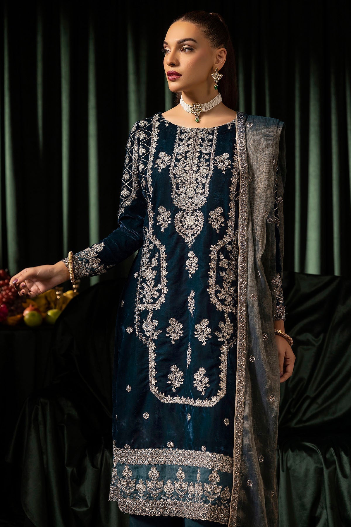 Motifz | Velvet Formals | 5093-DANEEN - House Of Hania