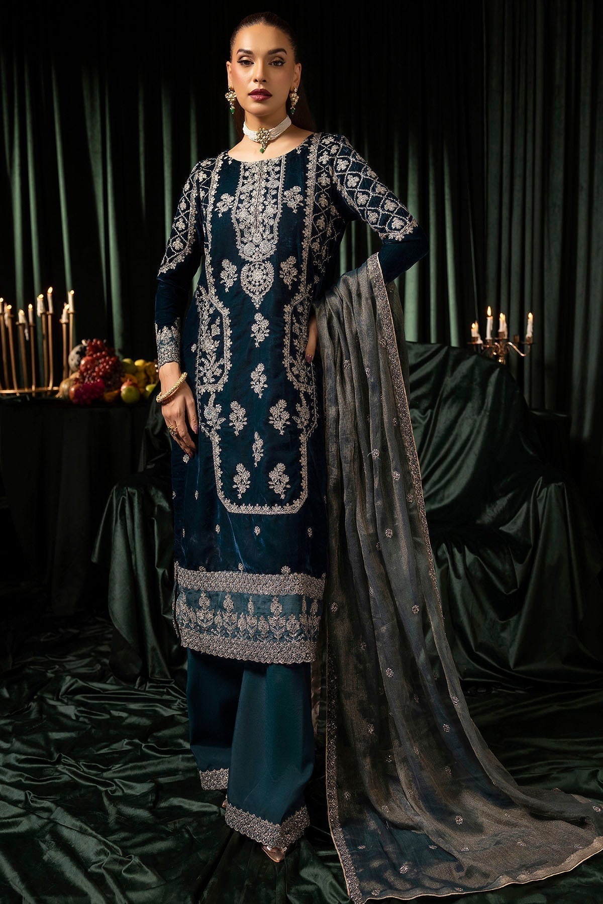 Motifz | Velvet Formals | 5093-DANEEN - House Of Hania