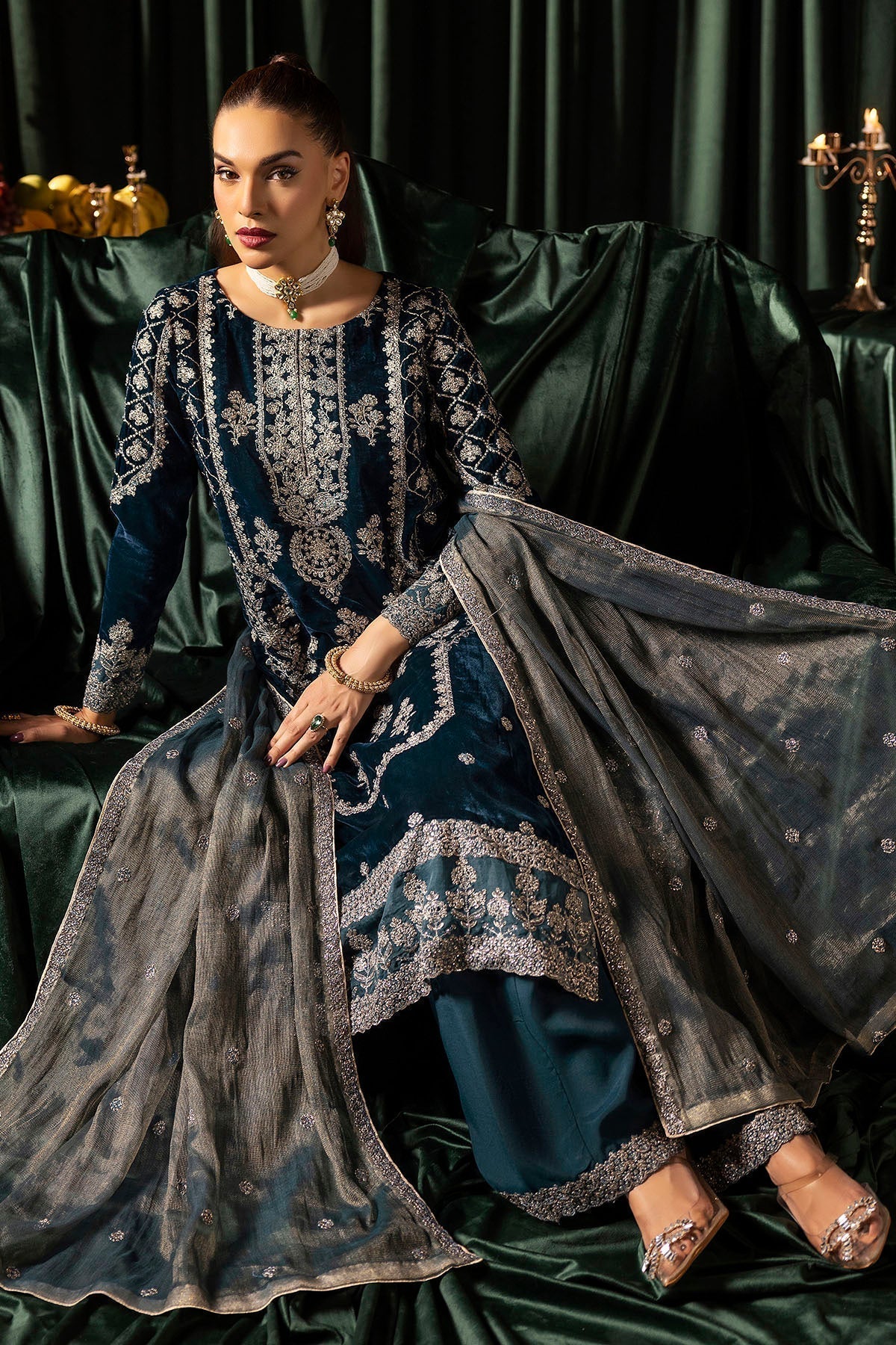 Motifz | Velvet Formals | 5093-DANEEN - House Of Hania