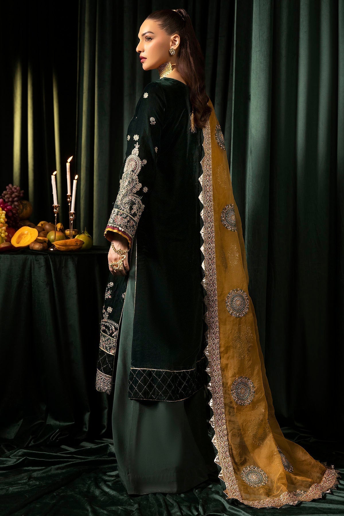 Motifz | Velvet Formals | 5094-YUMNA - House Of Hania