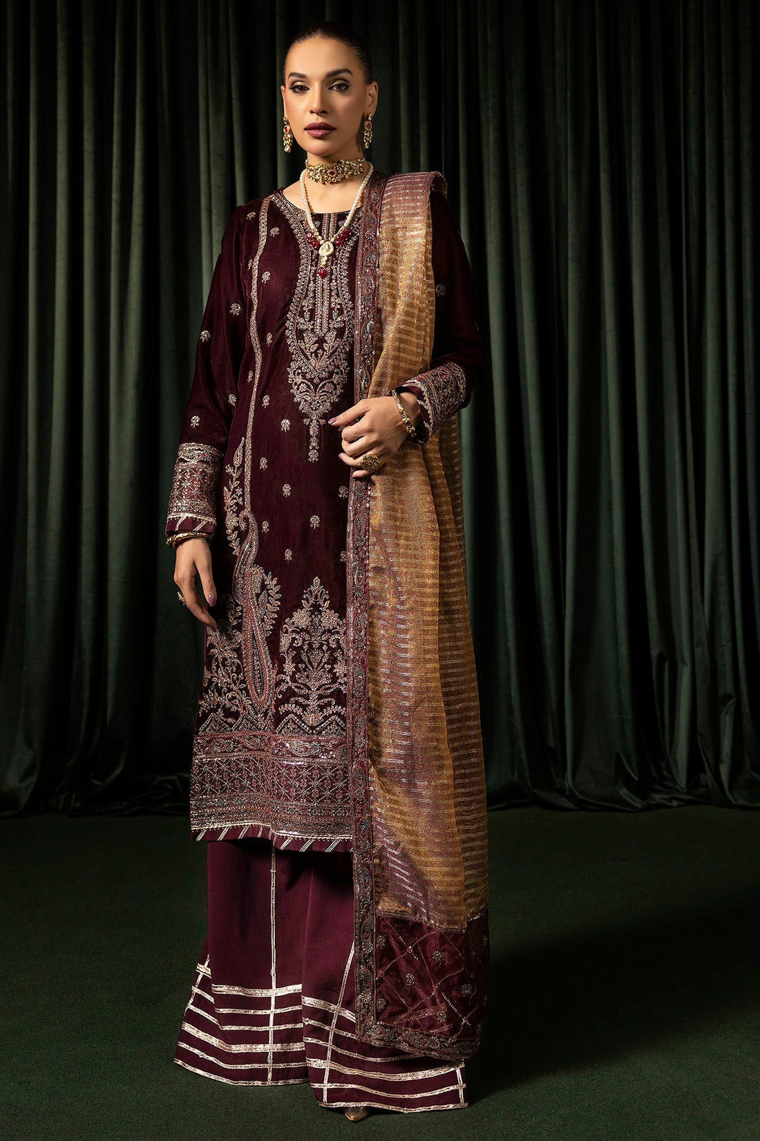 Motifz | Velvet Formals | 5096-DAISHA - House Of Hania