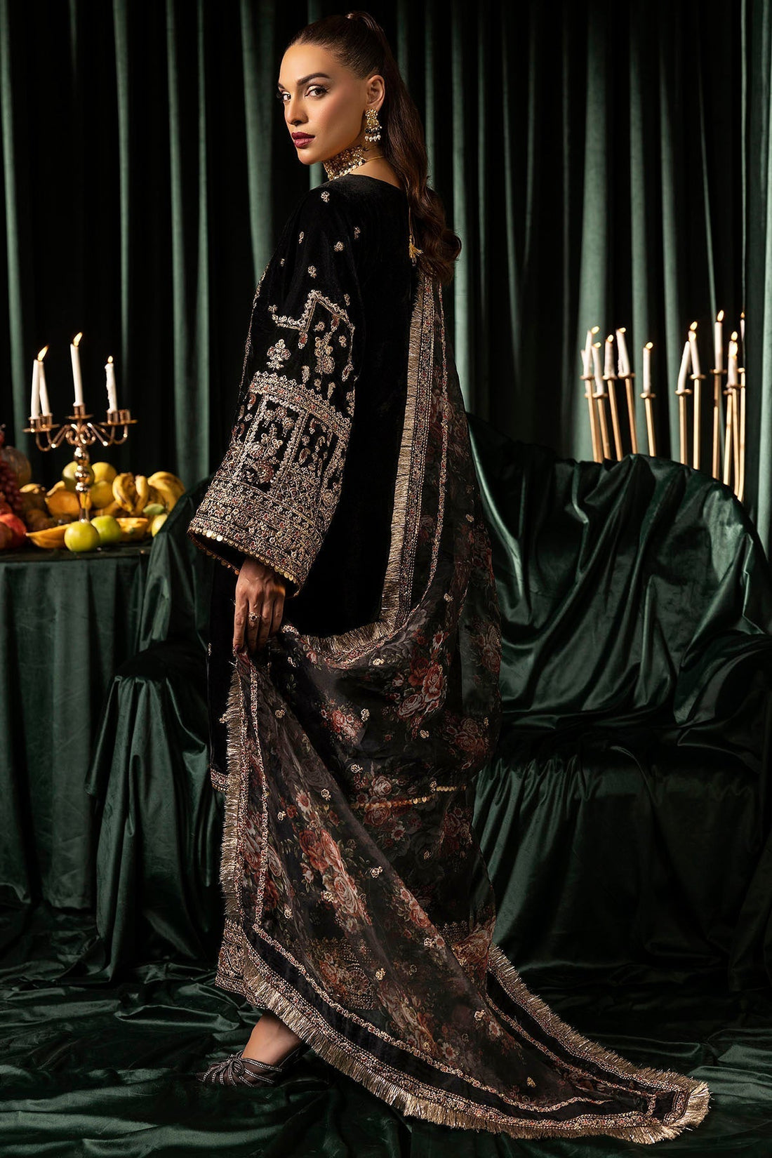 Motifz | Velvet Formals | 5097-TANISHA - House Of Hania