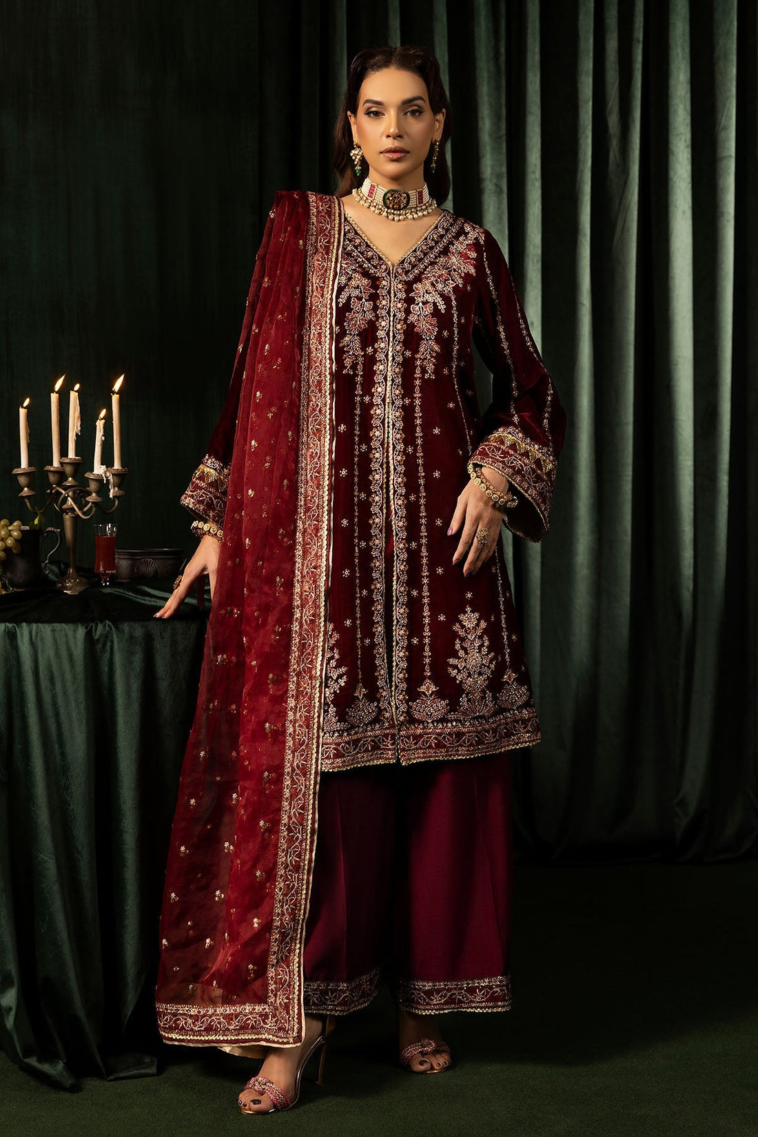 Motifz | Velvet Formals | 5099-SANDAL - House Of Hania