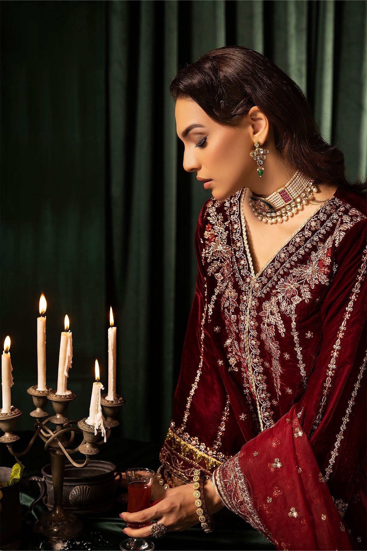 Motifz | Velvet Formals | 5099-SANDAL - House Of Hania