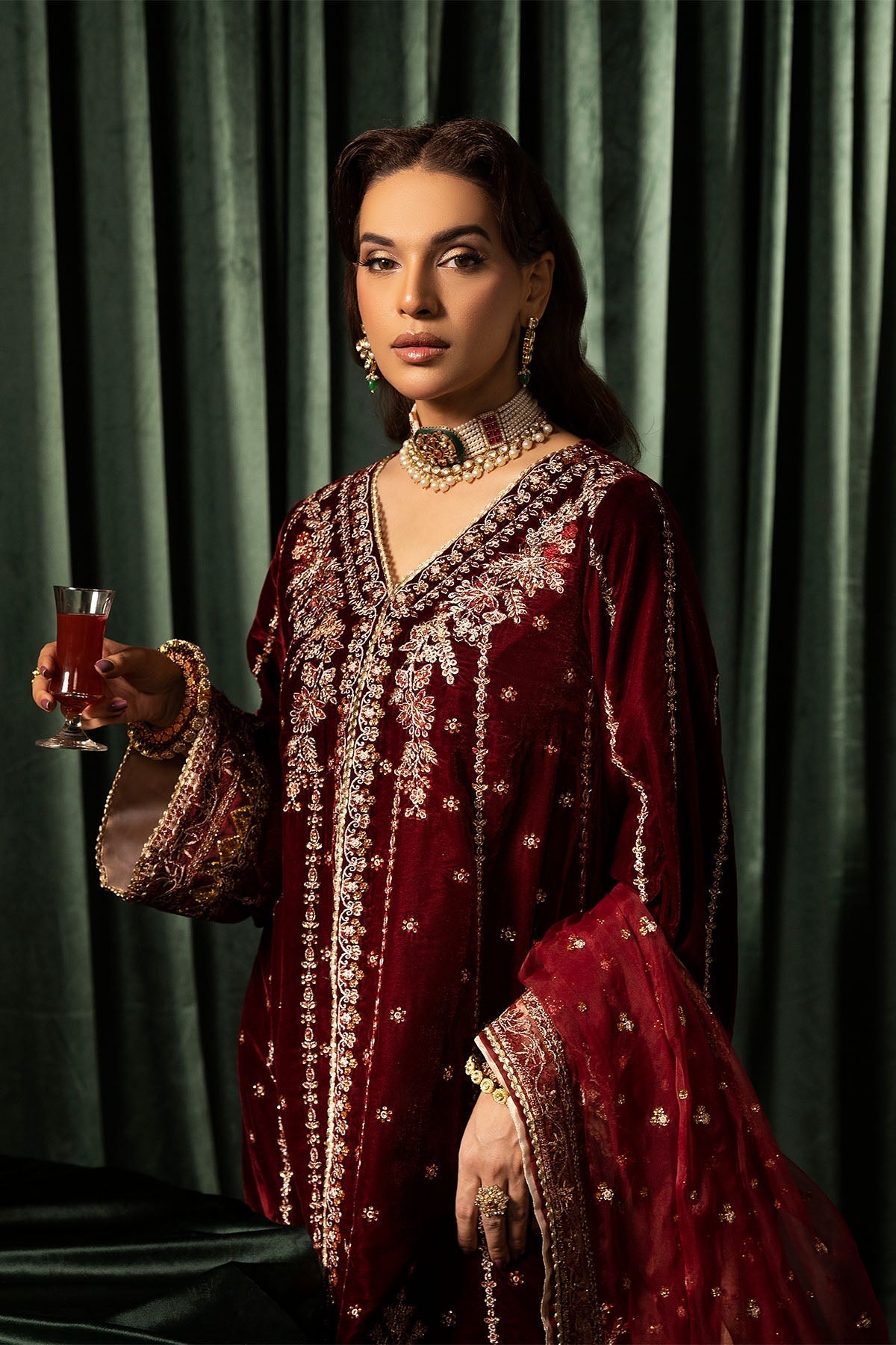 Motifz | Velvet Formals | 5099-SANDAL - House Of Hania
