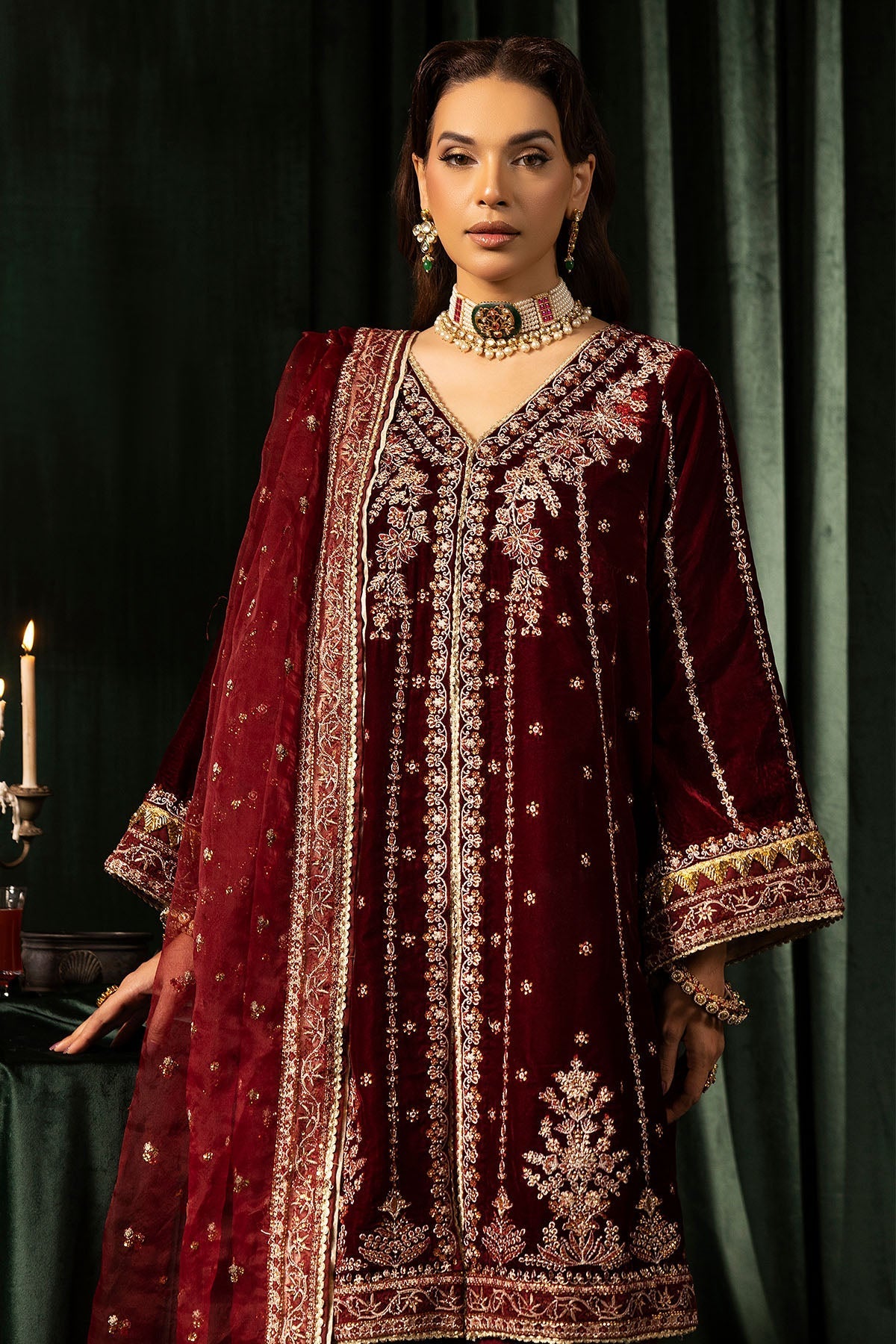 Motifz | Velvet Formals | 5099-SANDAL - House Of Hania