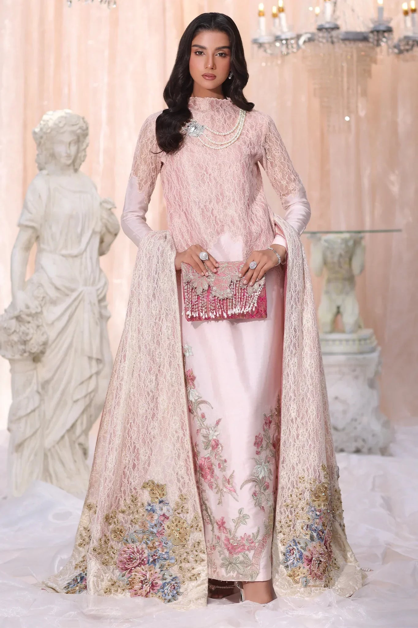 Musferah saad | The Serenade | Champagne Blush - House Of Hania