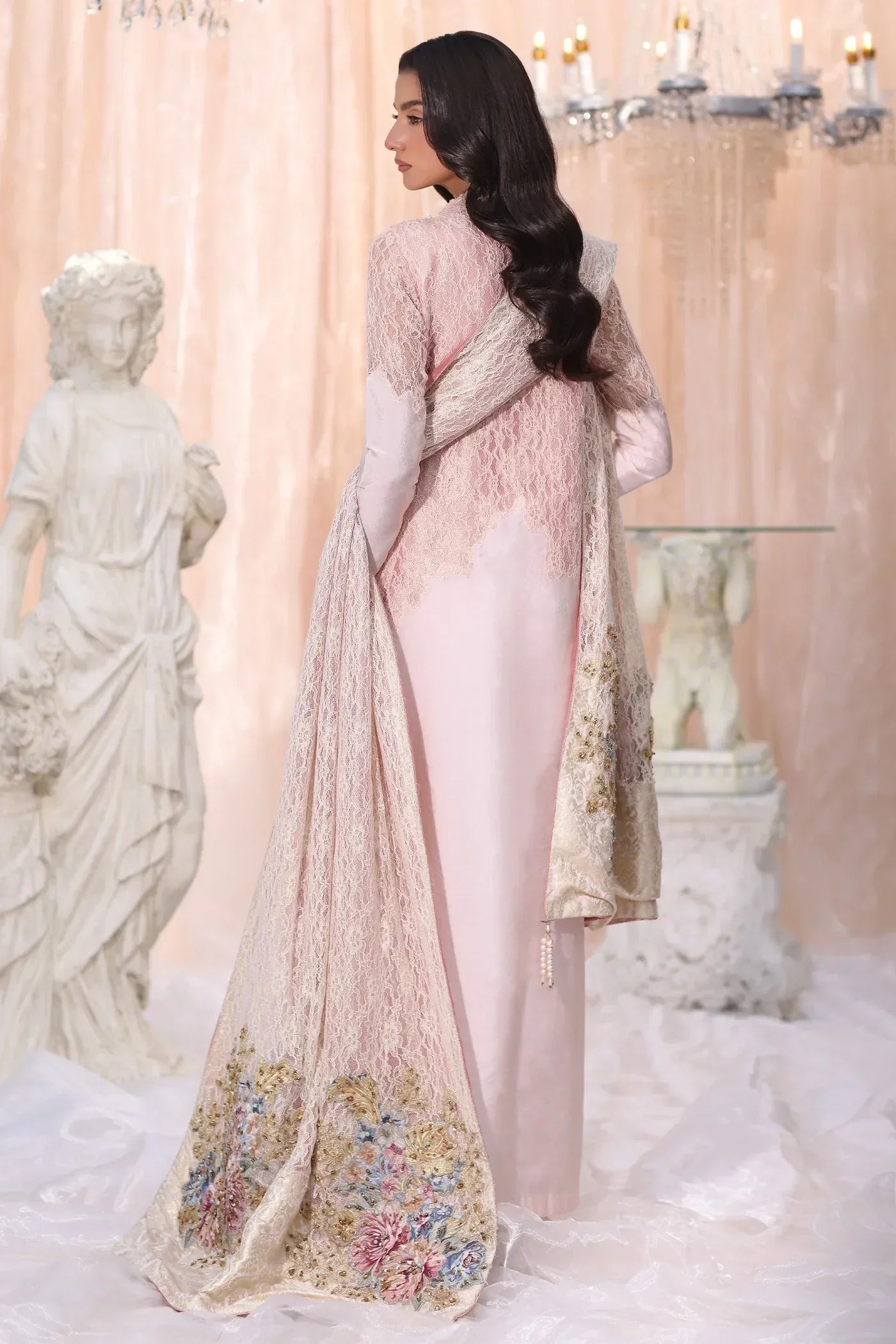 Musferah saad | The Serenade | Champagne Blush - House Of Hania