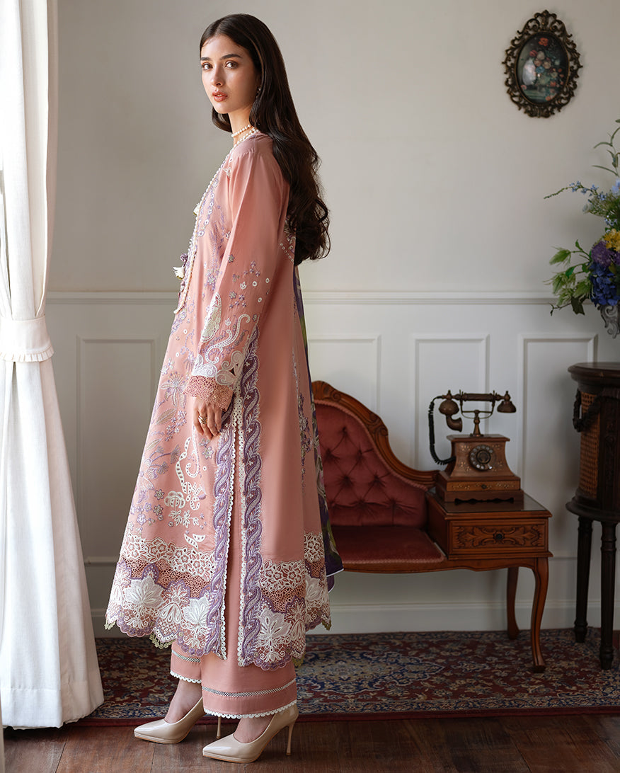 Mushq | Amoi Luxury Lawn | Daisy Chain - House Of Hania