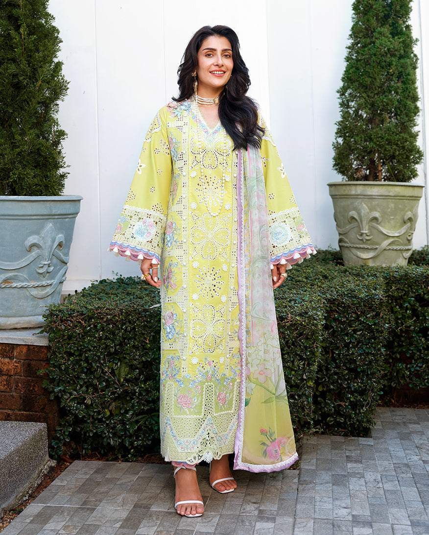 Mushq | Amoi Luxury Lawn | Tender Whisper - House Of Hania