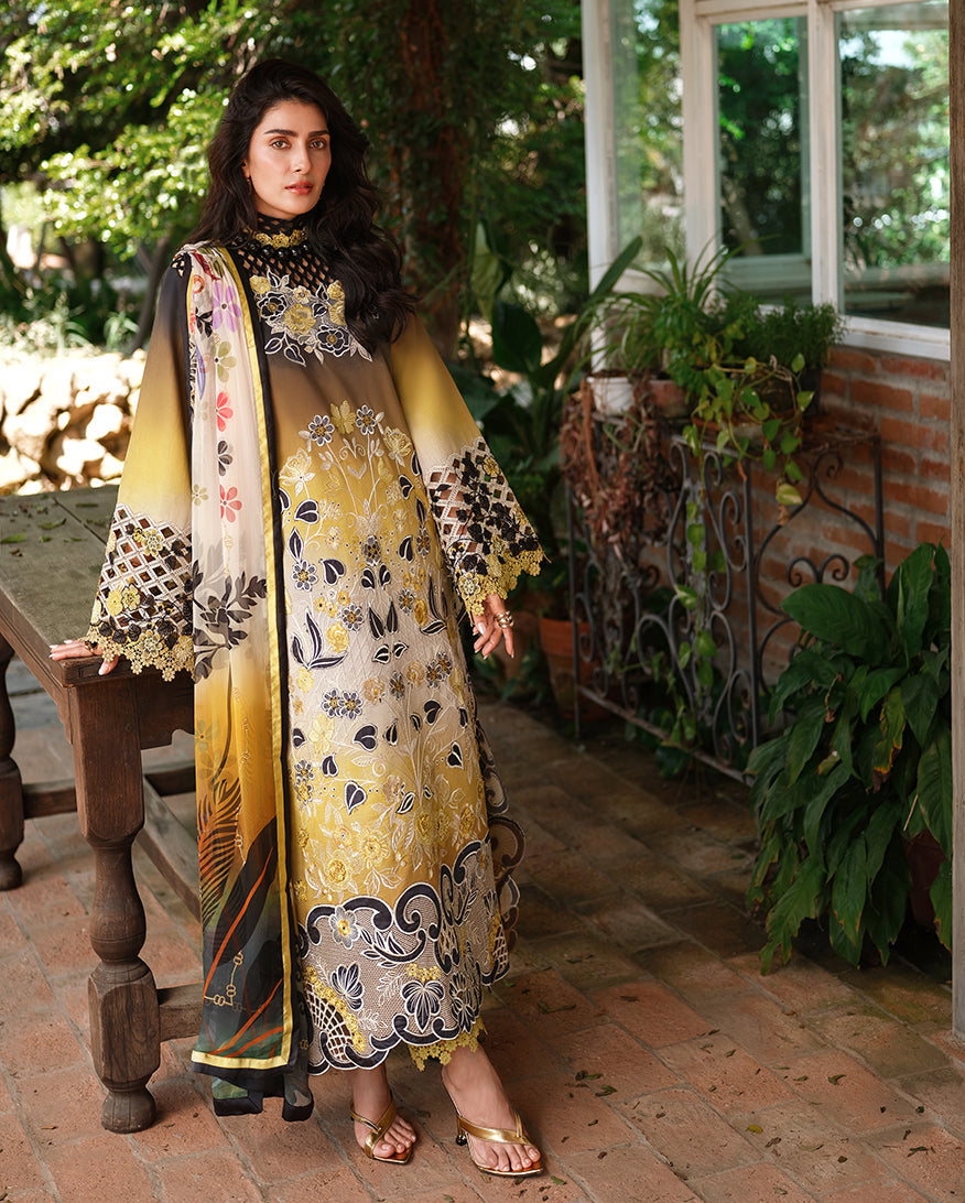 Mushq | Amoi Luxury Lawn | Timeless Charm - House Of Hania