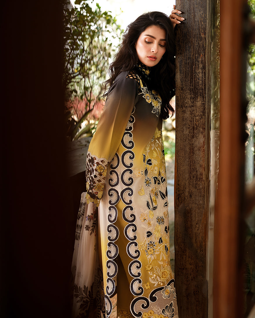 Mushq | Amoi Luxury Lawn | Timeless Charm - House Of Hania