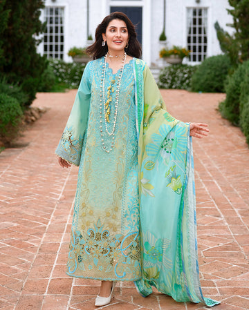 Mushq | Amoi Luxury Lawn | Whispering Winds - House Of Hania