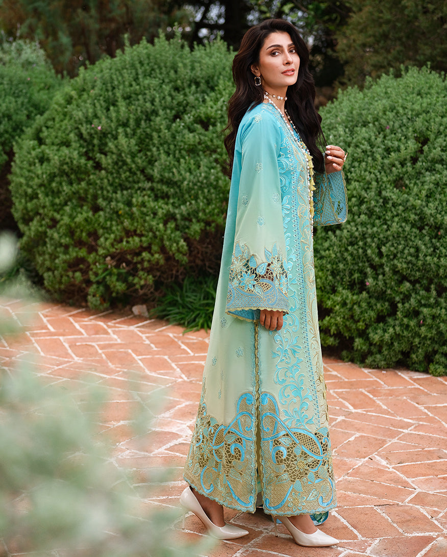Mushq | Amoi Luxury Lawn | Whispering Winds - House Of Hania