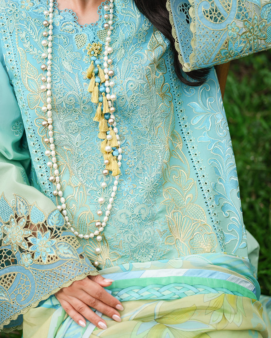 Mushq | Amoi Luxury Lawn | Whispering Winds - House Of Hania
