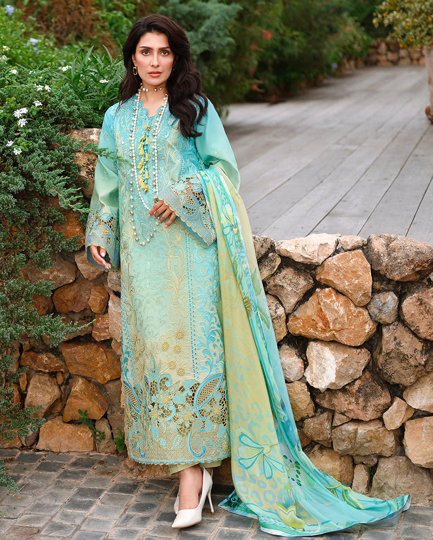 Mushq | Amoi Luxury Lawn | Whispering Winds - House Of Hania