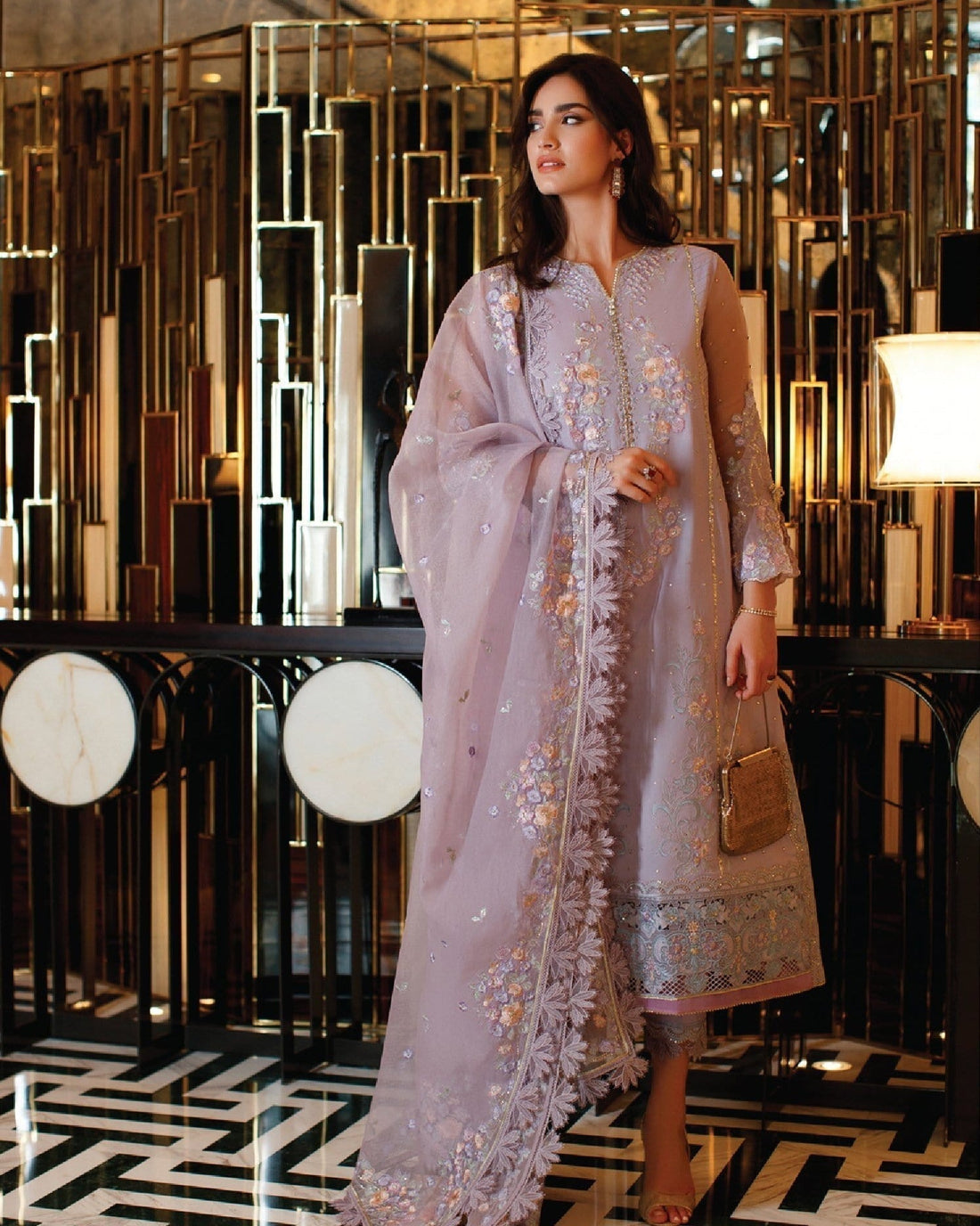 Mushq | Astoria Festive Lawn | D-03 BLAIR - House Of Hania