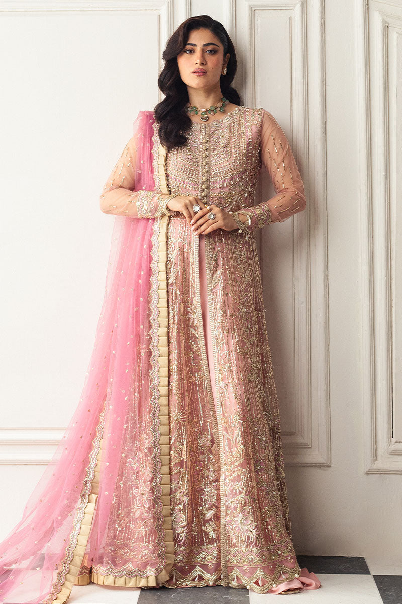 Mushq | Hemline Aura Debut Wedding Formals | AMARANTH - House Of Hania