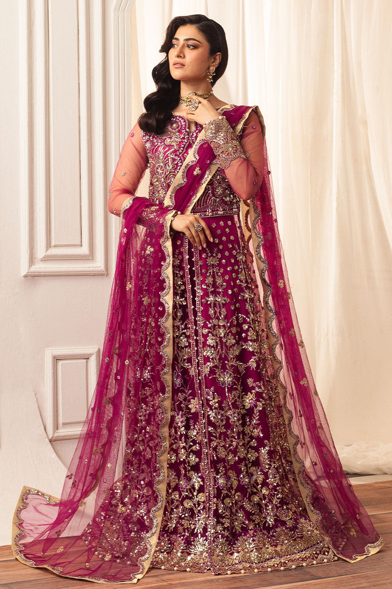 Mushq | Hemline Aura Debut Wedding Formals | FUCHSIA - House Of Hania