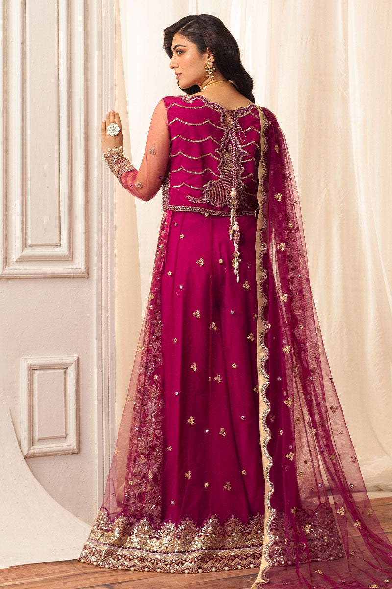 Mushq | Hemline Aura Debut Wedding Formals | FUCHSIA - House Of Hania