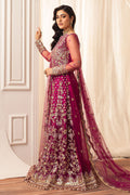 Mushq | Hemline Aura Debut Wedding Formals | FUCHSIA - House Of Hania