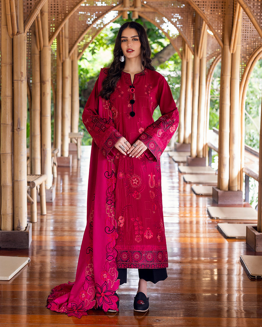 Mushq | Hemline Karandi | Darling Bloom - House Of Hania