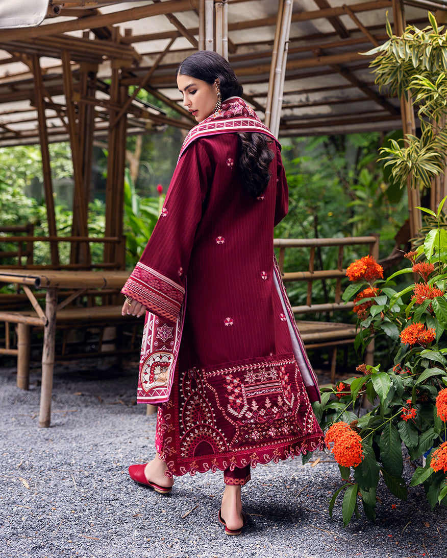 Mushq | Hemline Karandi | Emerald Glimmer - House Of Hania