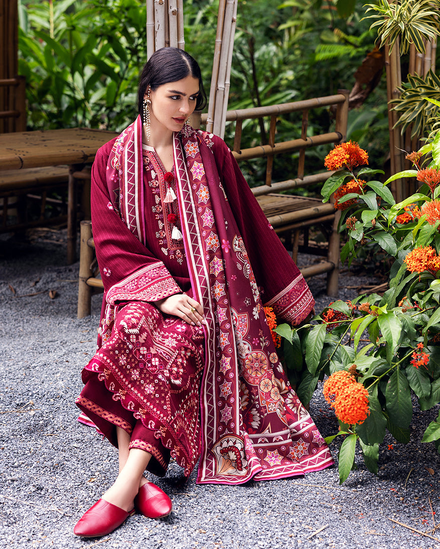 Mushq | Hemline Karandi | Emerald Glimmer - House Of Hania
