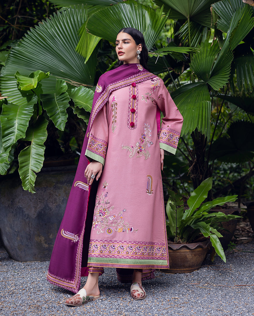 Mushq | Hemline Karandi | Opal Gleam - House Of Hania