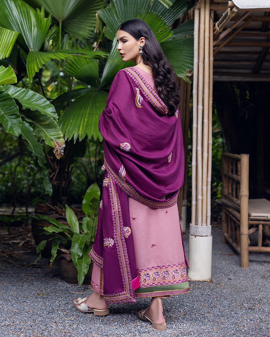 Mushq | Hemline Karandi | Opal Gleam - House Of Hania