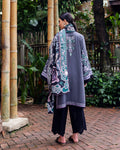 Mushq | Hemline Karandi | Silver Mist - House Of Hania