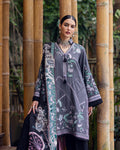 Mushq | Hemline Karandi | Silver Mist - House Of Hania