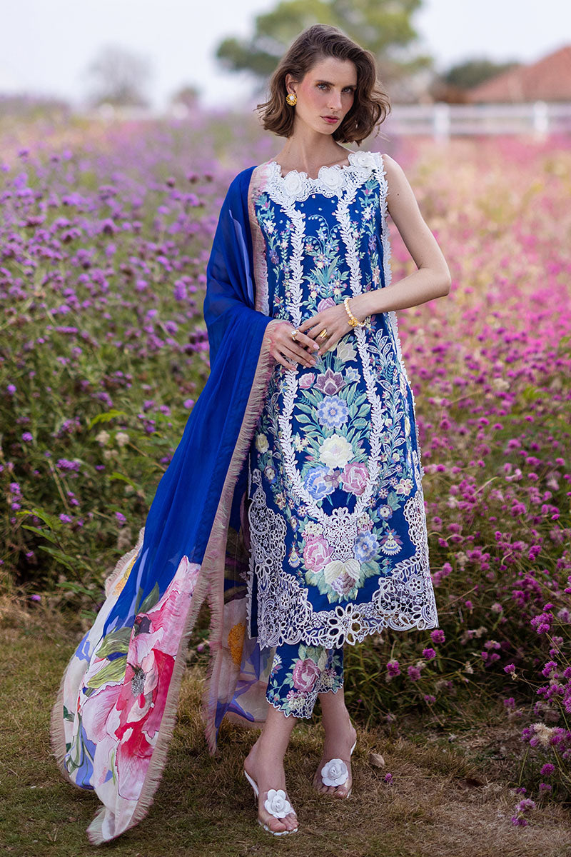 Mushq | Hemline The Secret Garden | BLUE MORPHO - House Of Hania